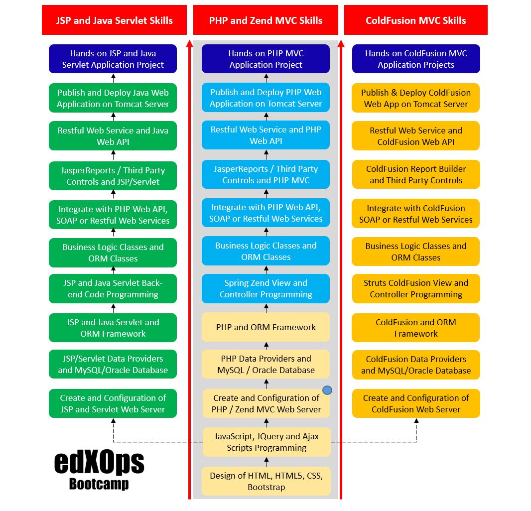 PHP MVC or JSP/Servlet or ColdFusion MVC Skills